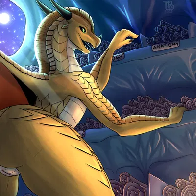 sunny (wof) (mythology, wings of fire) created by tero-blue-dragon