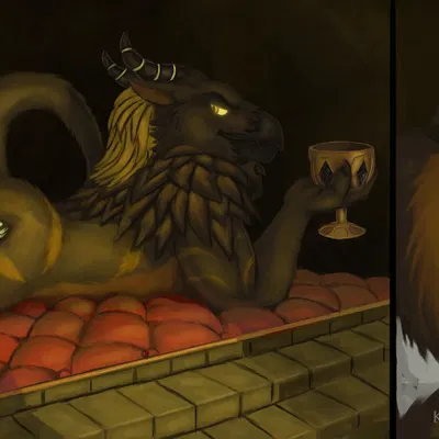 surah (fursurah) (mythology) created by reku illustration