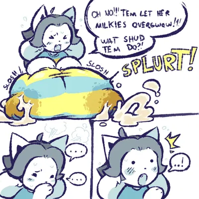 temmie (undertale) (undertale, undertale (series)) created by nucr4r