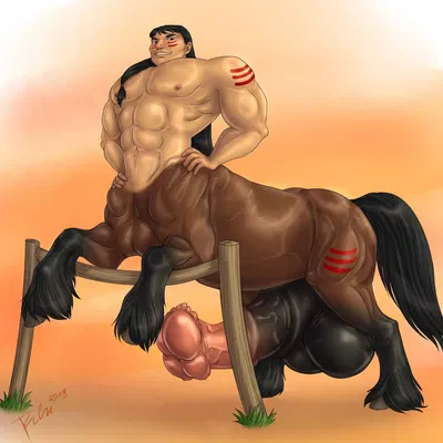 thunderhoof (european mythology, greek mythology) created by rufciu