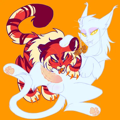 tigerstar (the prophecies begin), whitestorm (warriors) (warriors (book series)) created by sinzx80