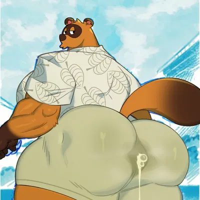 tom nook (animal crossing) (animal crossing, nintendo) created by furryonline1, meejikom