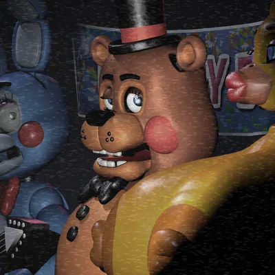 toy bonnie (fnaf), toy chica (fnaf), toy freddy (fnaf) (five nights at freddy's, five nights at freddy's 2) created by neonnnzz