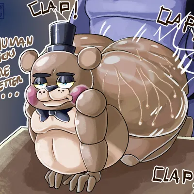 toy freddy (fnaf), withered bonnie (fnaf) (five nights at freddy's, five nights at freddy's 2) created by moonix xero