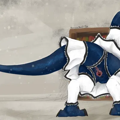 trex maid created by ferocious ferals