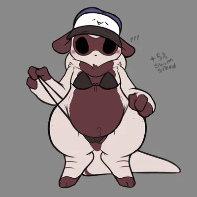 unnamed hat scug (botanics) (rain world, videocult) created by botanics