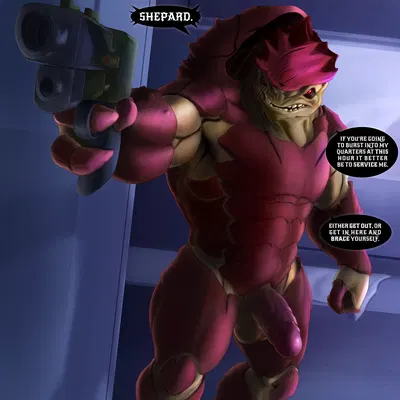 urdnot wrex (bioware, electronic arts) created by spelunker sal