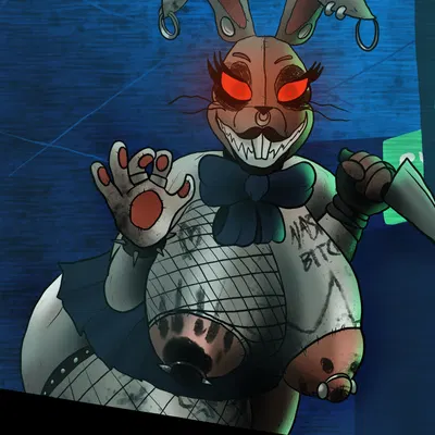 vanny (fnaf) (five nights at freddy's, five nights at freddy's: security breach) created by m4n