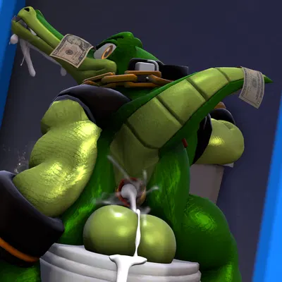 vector the crocodile (sega, sonic the hedgehog (series)) created by neotaurus