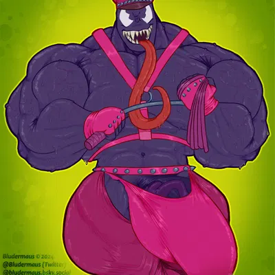 venom (marvel) (marvel) created by bludermaus