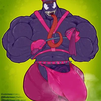 venom (marvel) (marvel) created by bludermaus