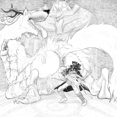 vicar amelia (bloodborne, fromsoftware) created by l3ftbl4nk