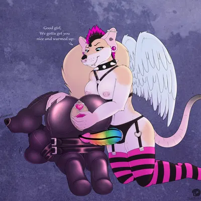 viper rat (kinktober) created by thatblackfox