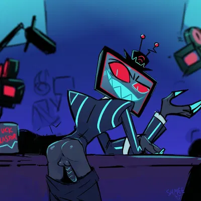 vox (hazbin hotel) (hazbin hotel, hellaverse) created by shmoki