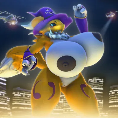 warfare renamon (bandai namco, digimon) created by not person420