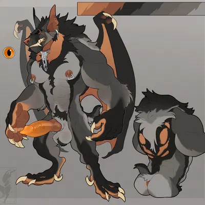 werebat (achaiwolf) created by twistedhound