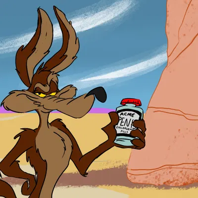 wile e. coyote (acme, acme products) created by stevethedragon