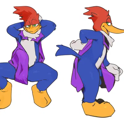 woody woodpecker (the woody woodpecker show, universal studios) created by bebebebebe