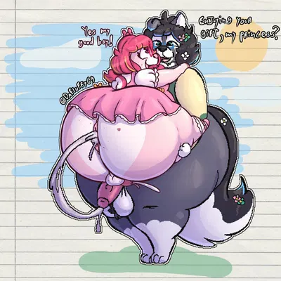 abby "cherry", reggie "rey" created by thefluffyrey69