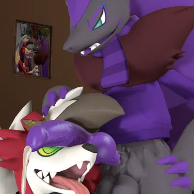 adrien kerwin (voraciousnuki), chaiyn tirich (voraciousnuki), fan character (nintendo, pokemon) created by voraciousnuki