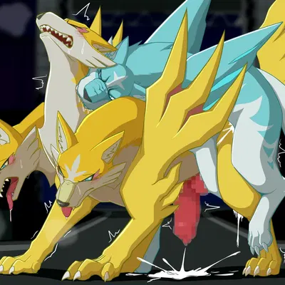 alan sylvasta, shirou ogami (brand new animal, studio trigger) created by howling wolves