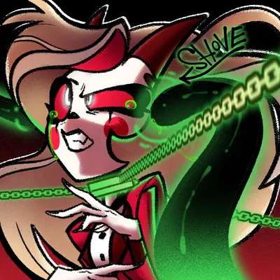 alastor (hazbin hotel), charlie morningstar (hazbin hotel, hellaverse) created by eviltqf