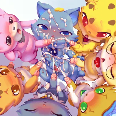 alex (jewelpet), dian (jewelpet), jasper (jewelpet) (jewelpet, sanrio) created by tedd77