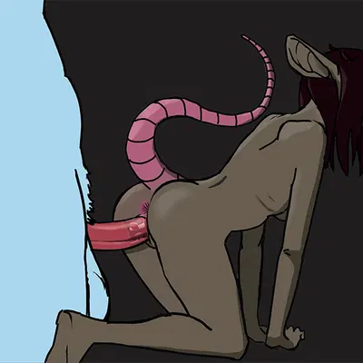 all fours, anthro, anus, balls