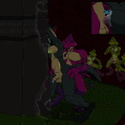 alpha spitter (regalbuster), kivuli (regalbuster), spitter lizard (regalbuster) (prowler (game)) created by dynoddiprydain