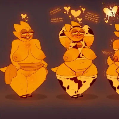 alphys (undertale (series)) created by screwbones