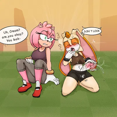 amy rose, cream the rabbit (sega, sonic the hedgehog (series)) created by souley69