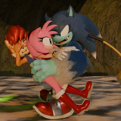 amy rose, sally acorn, sonic the hedgehog (archie comics, sega) created by ganondork, rotalice2