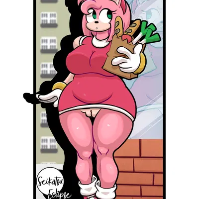 amy rose (sega, sonic adventure) created by seikatsueclipse