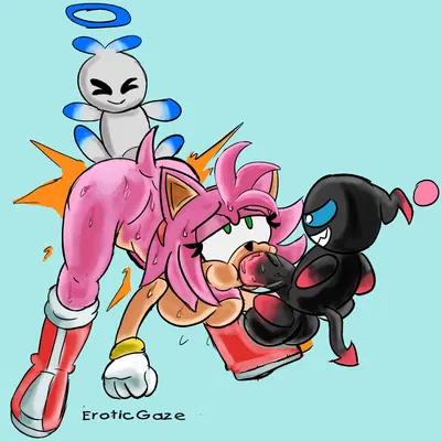 amy rose (sega, sonic the hedgehog (series)) created by eroticgaze