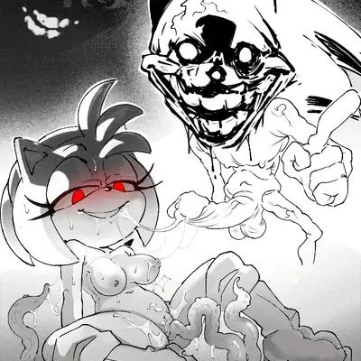 amy rose, sonic.exe, sonic the hedgehog (sega, sonic the hedgehog (series)) created by calabreso