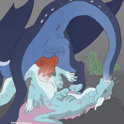 anemone (wof), darkstalker (wof), turtle (wof) (european mythology, mythology) created by sspeckledeggs