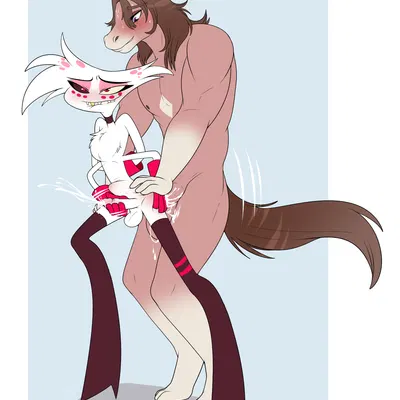 angel dust, fan character (hazbin hotel, hellaverse) created by togaed