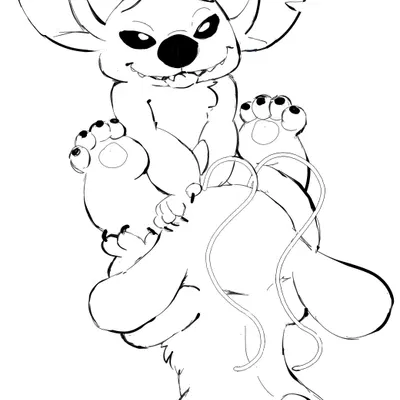 angel (lilo and stitch), stitch (lilo and stitch) (disney, lilo and stitch) created by freakpaws