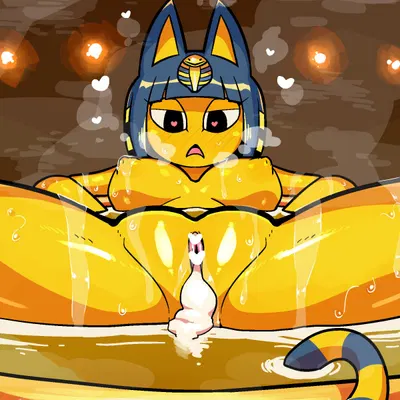 ankha (animal crossing) (animal crossing, nintendo) created by crap-man