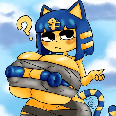 ankha (animal crossing) (animal crossing, nintendo) created by dus, duskizi