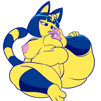 ankha (animal crossing) (animal crossing, nintendo) created by squeezysquisher
