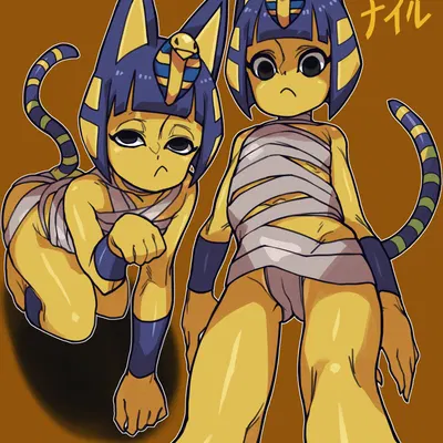 ankha (animal crossing) (animal crossing, nintendo) created by waa153