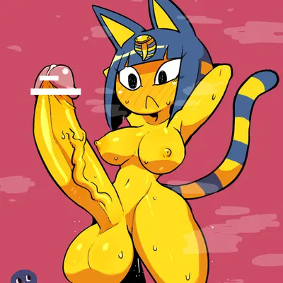 ankha (animal crossing), villager (animal crossing) (animal crossing, nintendo) created by crap-man