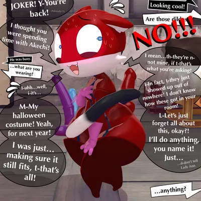 ann takamaki, morgana (persona), ren amamiya (atlus, megami tensei)