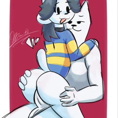 annoying dog (undertale), temmie (undertale) (undertale, undertale (series)) created by marxtd
