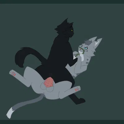 ashfur (thunderclan), hollyleaf (warriors) (warriors (book series)) created by soliloquysol