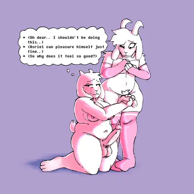 asriel dreemurr, toriel (undertale, undertale (series))