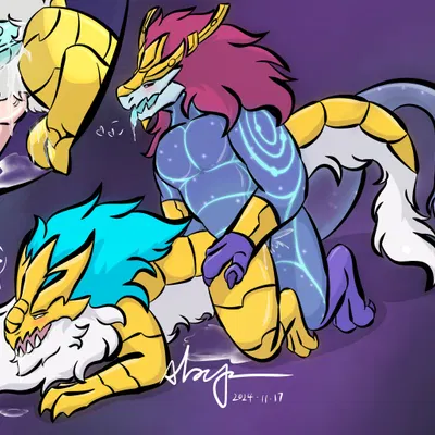 aurelion sol (lol) (league of legends, mythology) created by aolieloong