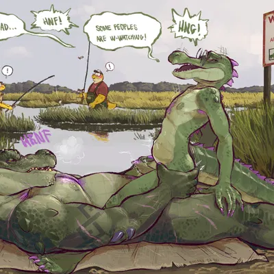 axel (howlitebadger), cog (howlitebadger), dan (serex) created by banana da boi