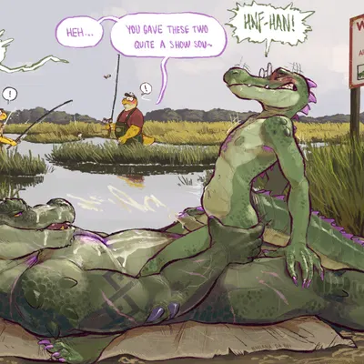 axel (howlitebadger), cog (howlitebadger), dan (serex) created by banana da boi